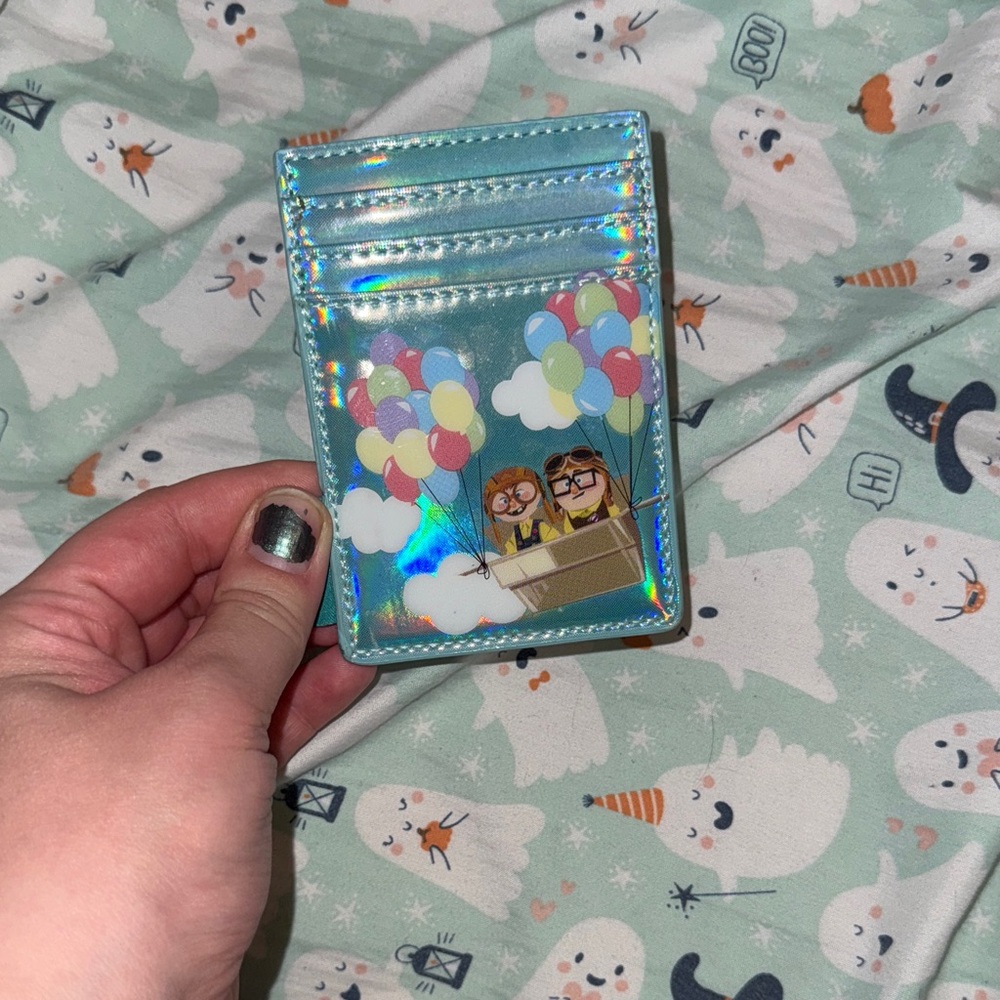 Holographic Balloon Adventure UP! Card Holder